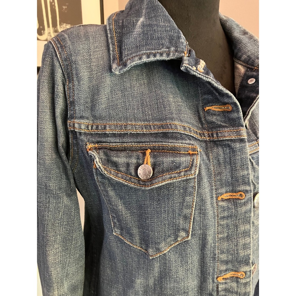 J.‎ Crew Classic Denim Jean Jacket Womens Blue size small - Picture 3 of 7